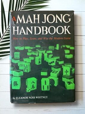 Vintage Mah Jong Handbook Hardcover Eleanor Noss Whitney Tuttle Mahjong Guide